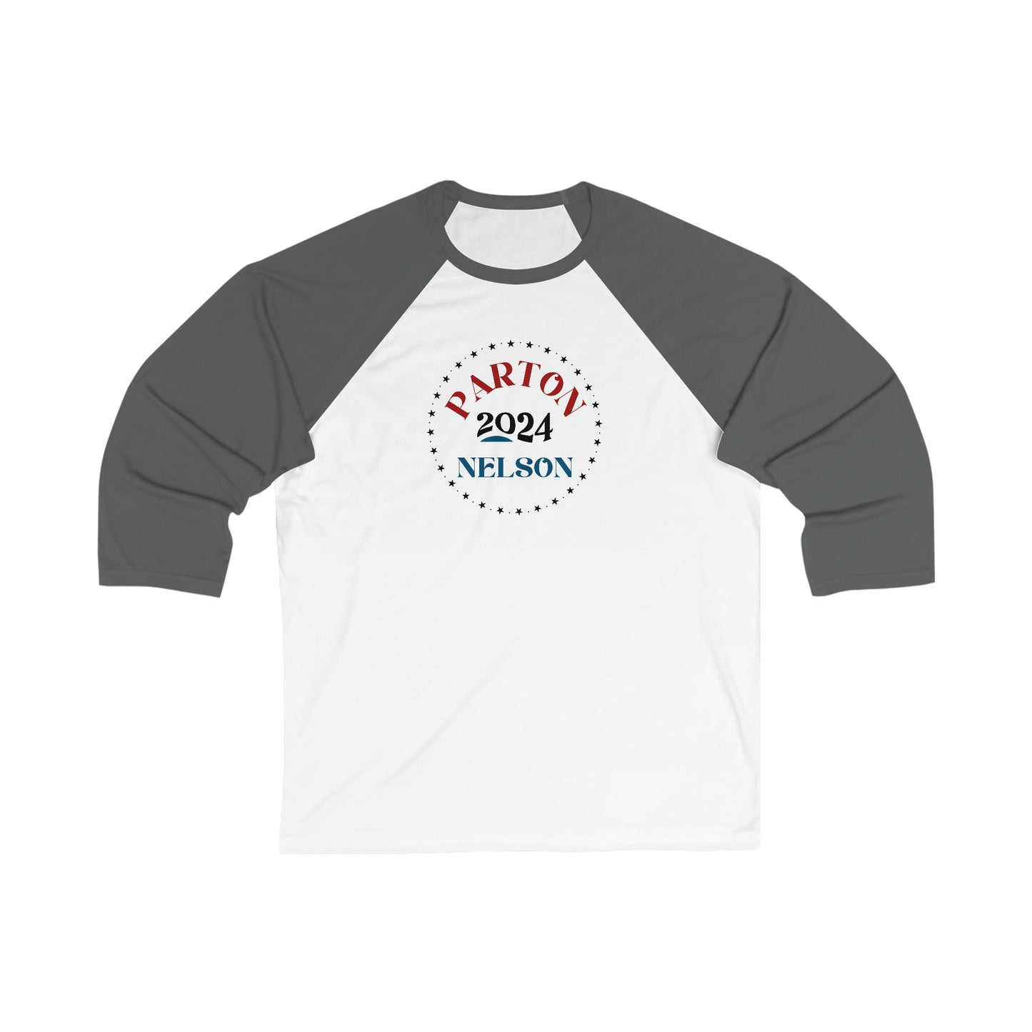 TEAM PARTON NELSON-2024 Unisex 3\4 Sleeve Baseball Tee