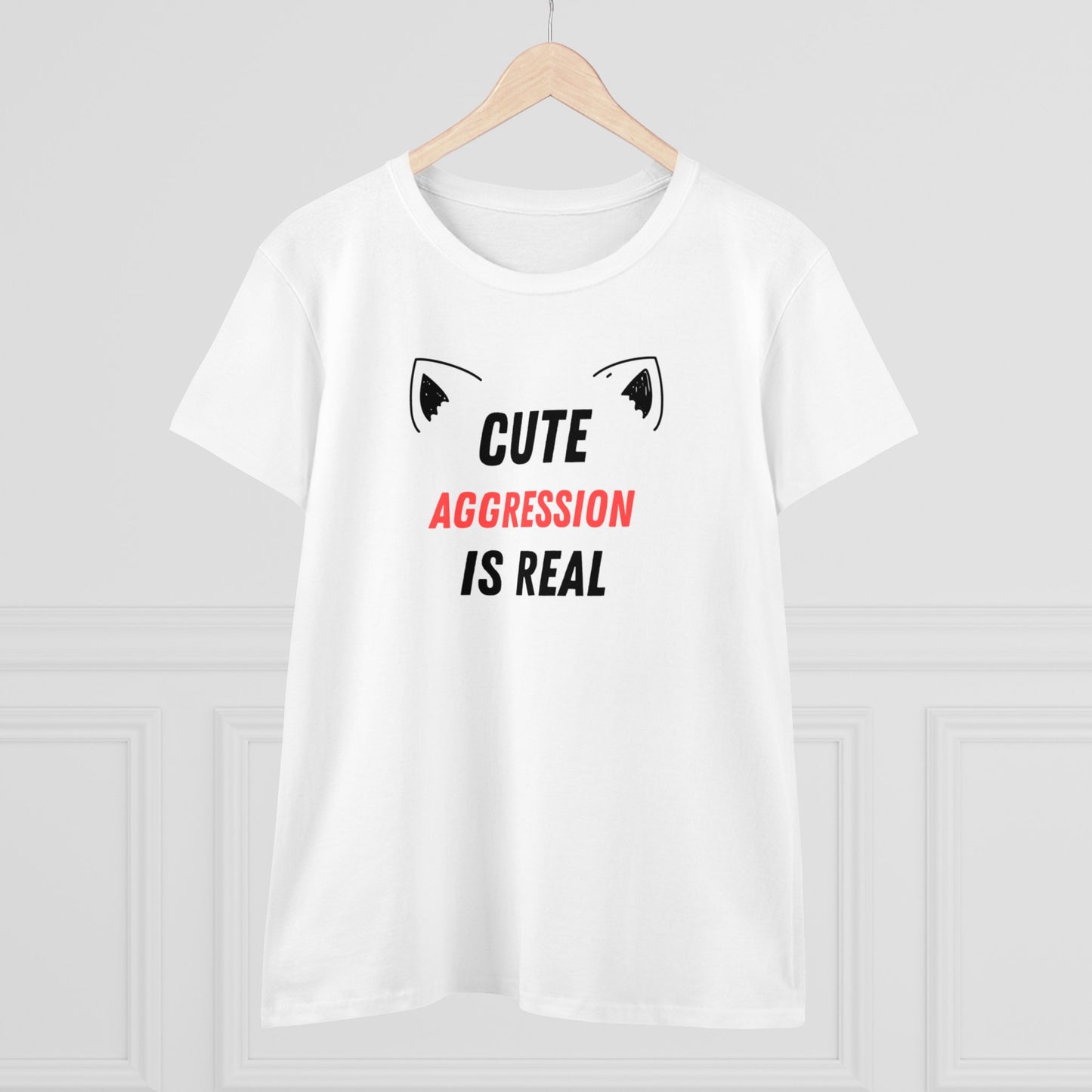 Copy of Cute Aggression is Real Women's Midweight Cotton Tee