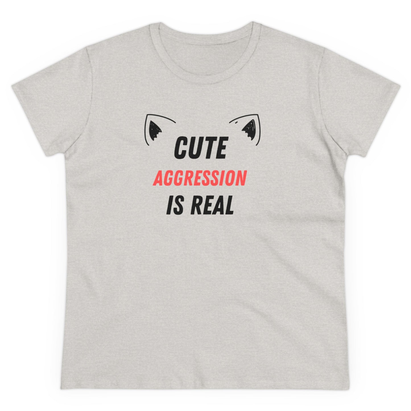 Copy of Cute Aggression is Real Women's Midweight Cotton Tee